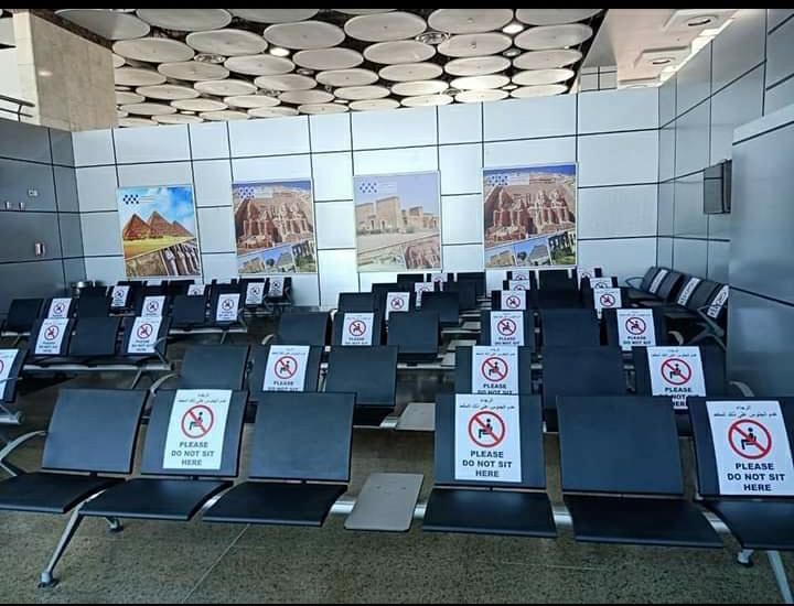 عمليات تعقيم موسعة بجميع المطارات المصرية استعدادا لعطلة عيد الفطر المبارك (11)
