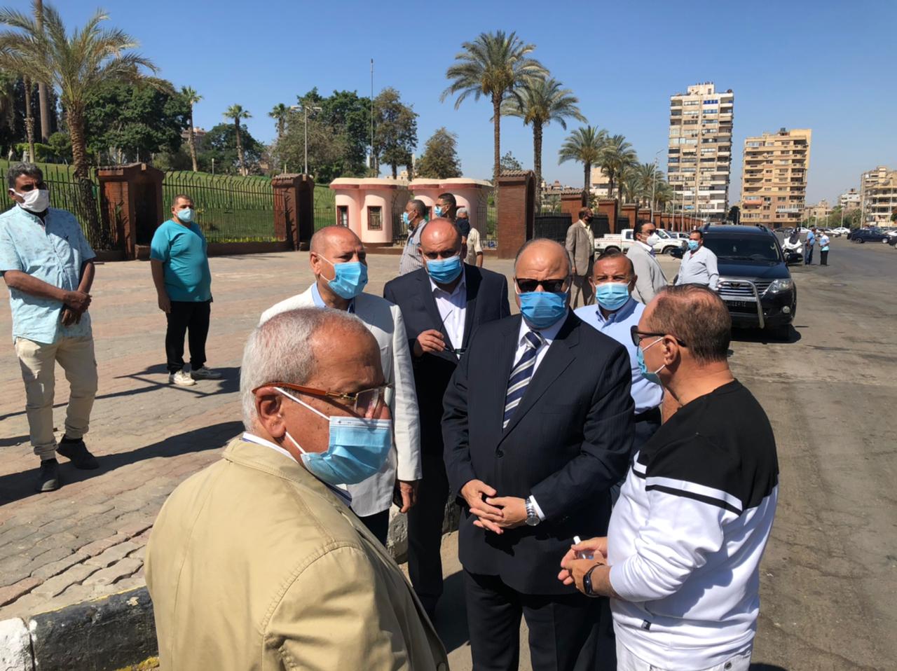 محافظ القاهرة يتفقد الحدائق والمتنزهات للتأكد من غلقها لمواجهة كورونا