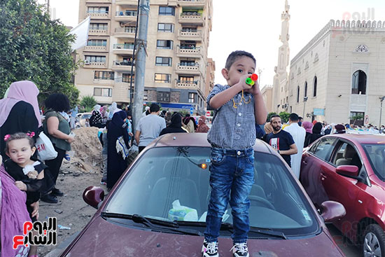 احتفالات عيد الفطر المبارك من أمام مسجد أبو بكر الصديق بمساكن شيراتون (73)