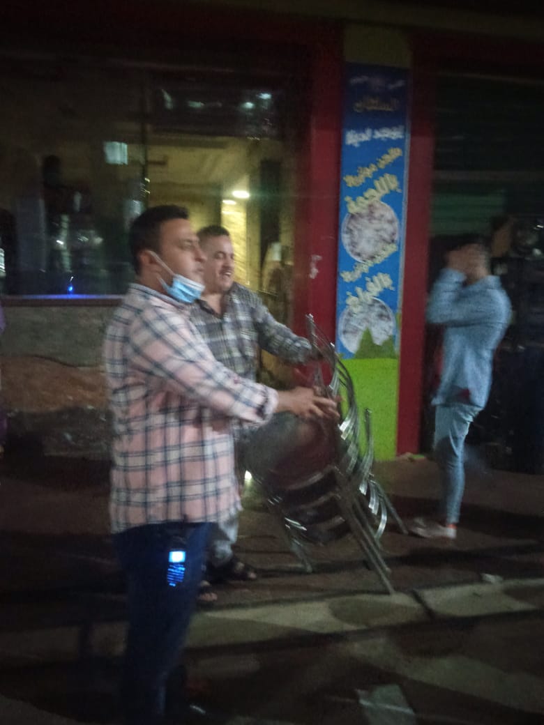 حملات على المحال المخالفة بحى الوراق