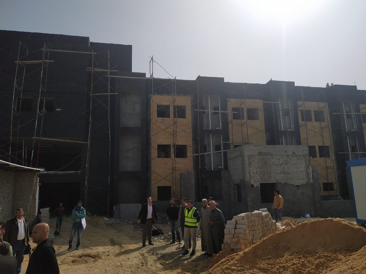 المستشفى وقت الإنشاء_1 المستشفى وقت الإنشاء_1