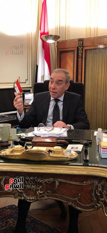  السفير علاء يوسف، سفير مصر لدي فرنسا (3)
