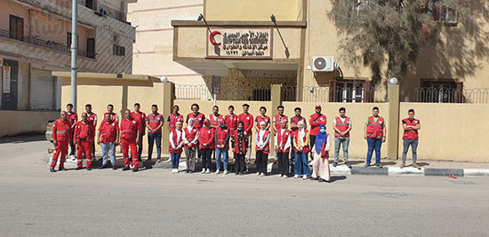 متطوعون-الهلال-الاحمر--بشمال-سيناء