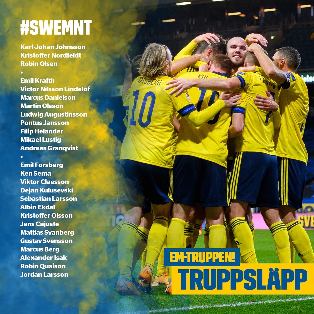 قائمة منتخب السويد