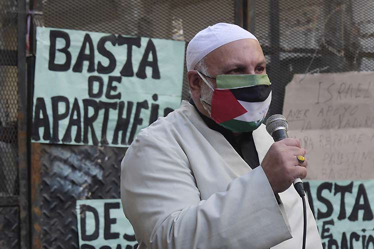 مسيرات لدعم الشعب الفلسطينى فى الارجنتين