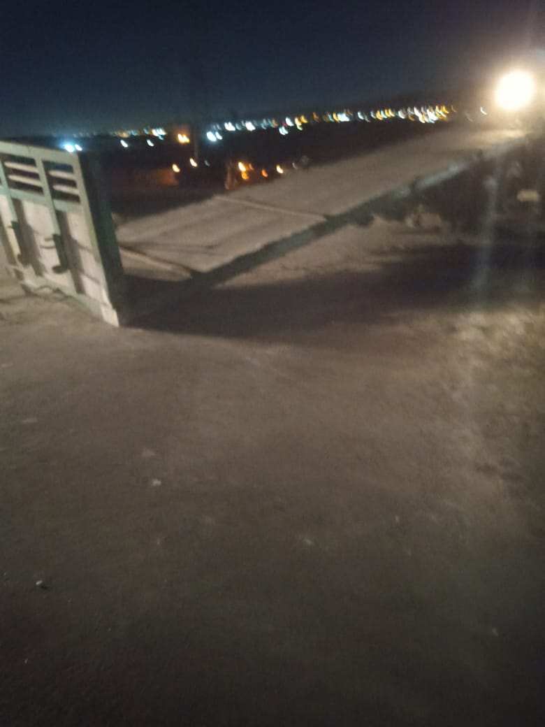 انقاب المقطورة بالدائرى الاوسطى