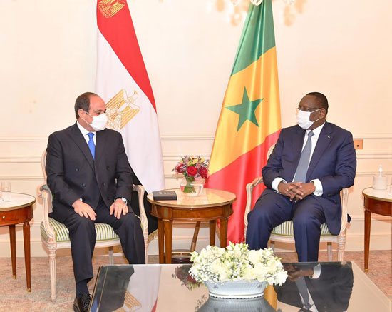 لقاء-الرئيس-السيسي-والرئيس-السنغالى-ماكي-سال