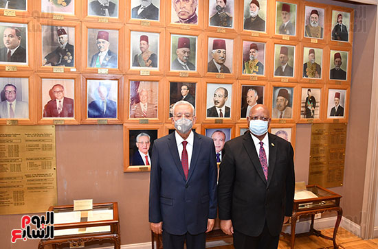 المستشار حنفى جبالى رئيس مجلس النواب ورئيس برلمان زيمبابوي جاكوب موديندا (11)