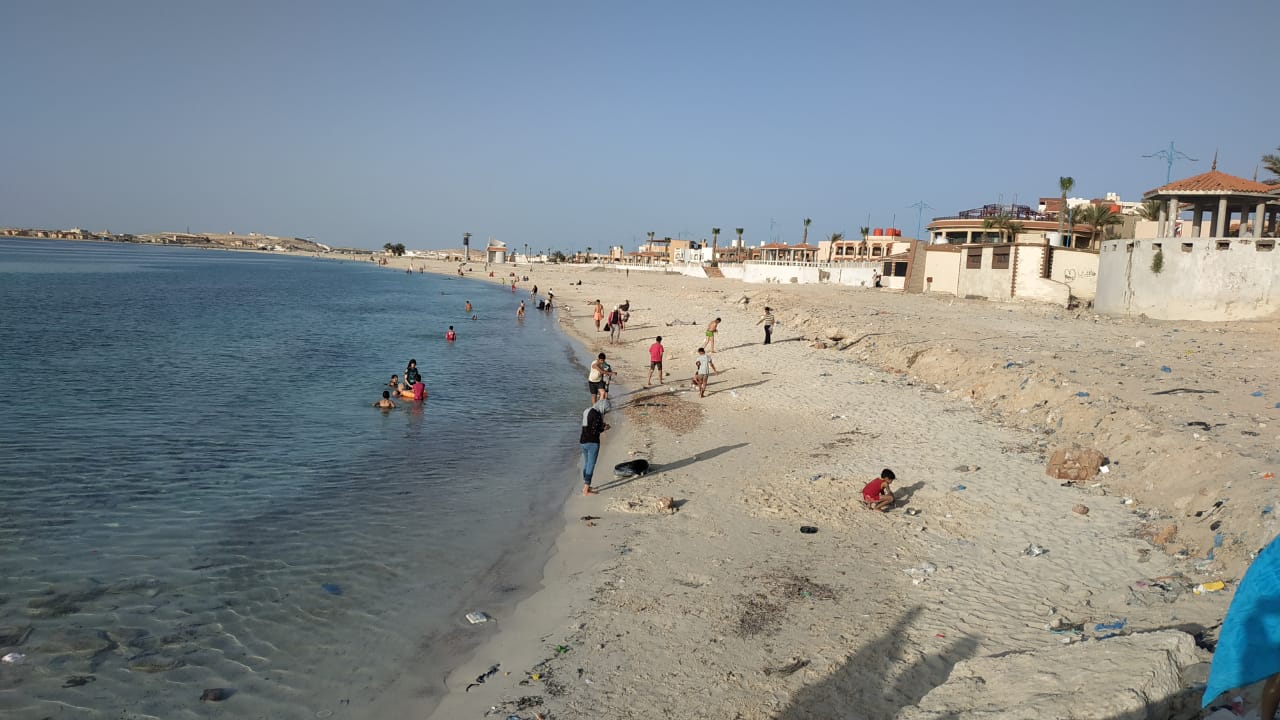 شاطئ مطروح العام في عصاري رمضان