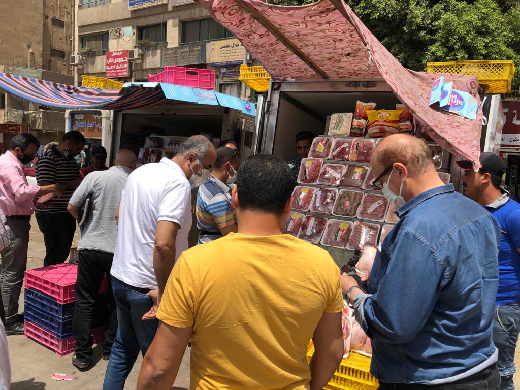 حملة على الأسواق بالدقى حملة على الأسواق بالدقى