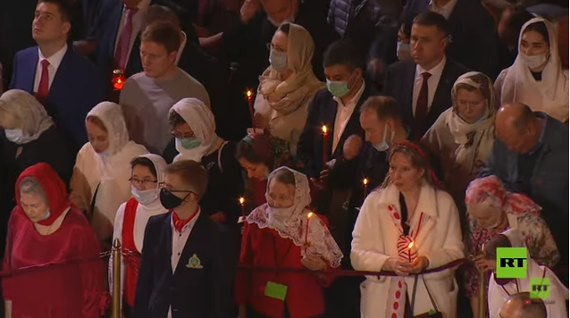 احتفال عيد القيامة فى روسيا