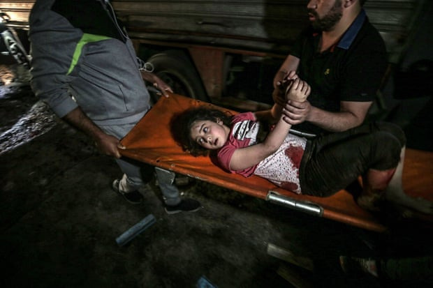أطفال غزة يواجهون الموت يوميا