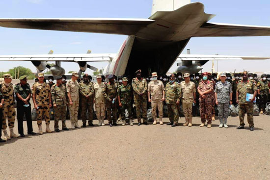  التدريب المشترك حماة النيل بدولة السودان (2)