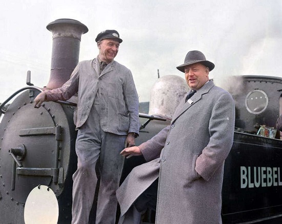 شركة بلوبيل للسكك الحديدية في شيفيلد بارك في  أبريل 1962