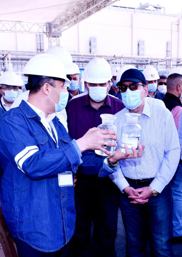 وزير البترول والثروة المعدنية خلال تفقده شركة أموك