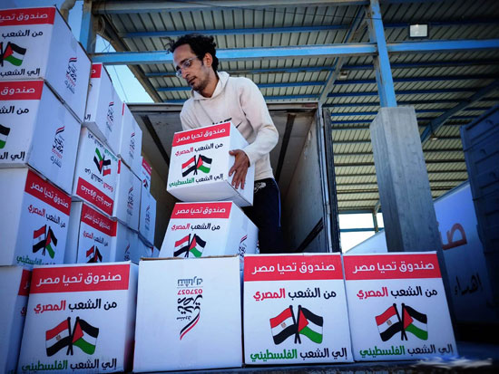 المساعدات المصرية في غزة