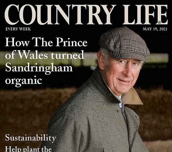 الأمير تشارلز على غلاف مجلة