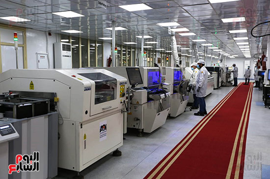  افتتاح مصنع إلكترونيات الهيئة العربية للتصنيع (27)