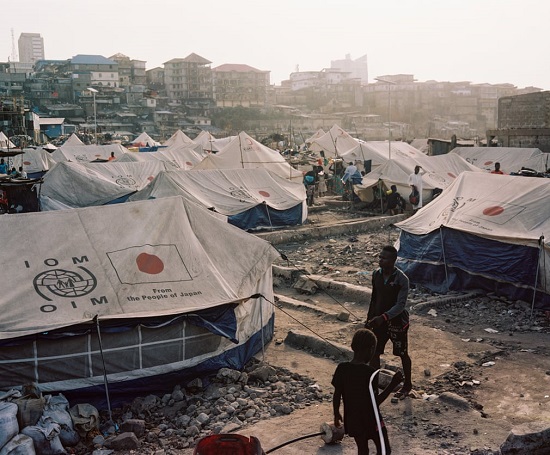 مخيم في سيراليون