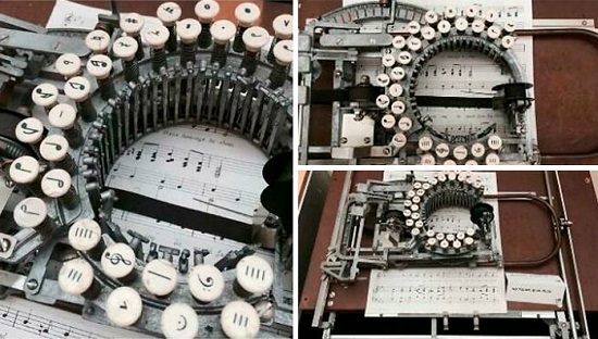 آلة كتابة النوتة الموسيقية