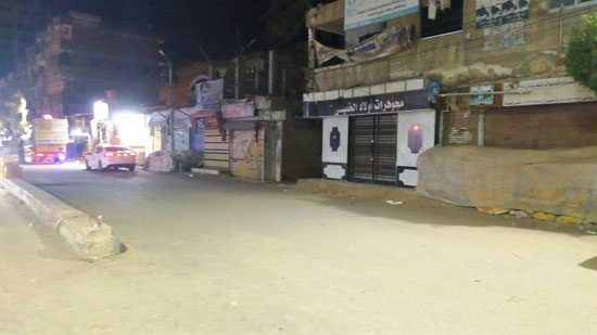 غلق المحال بمدينة الريتاض