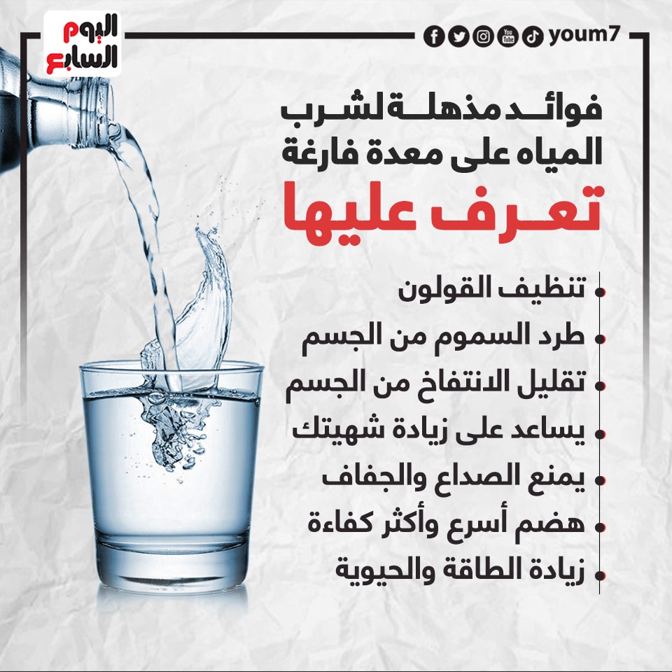 فوائد مذهلة لشرب المياه على معدة فارغة