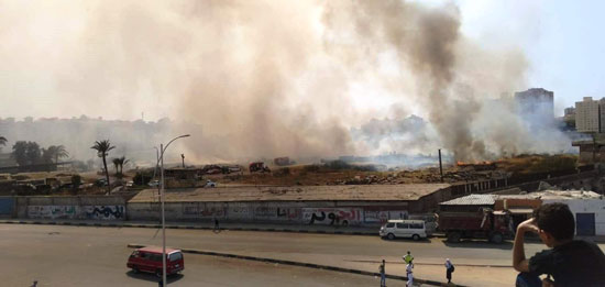 حريق في شركة النحاس المصرية