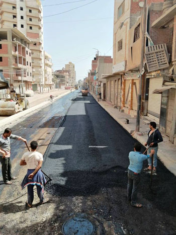 رصف شوارع مدن محافظة الغربية وإعادة الشئ لأصله (6)