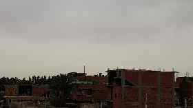 الغيوم تغطى سماء محافظة أسوان فى طقس متقلب (3)