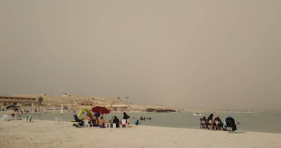 شاطئ روميل وطقس حار على مطروح