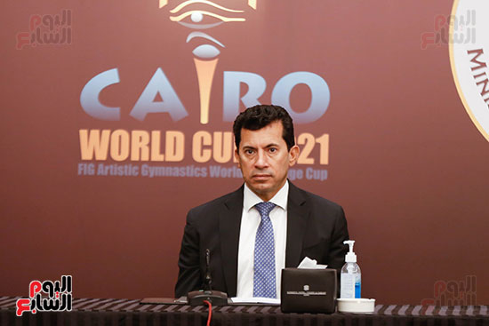 المؤتمر الصحفي للاعلان عن تفاصيل كأس العالم للجمباز (7)