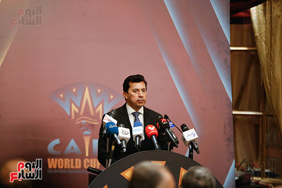 المؤتمر الصحفي للاعلان عن تفاصيل كأس العالم للجمباز (23)