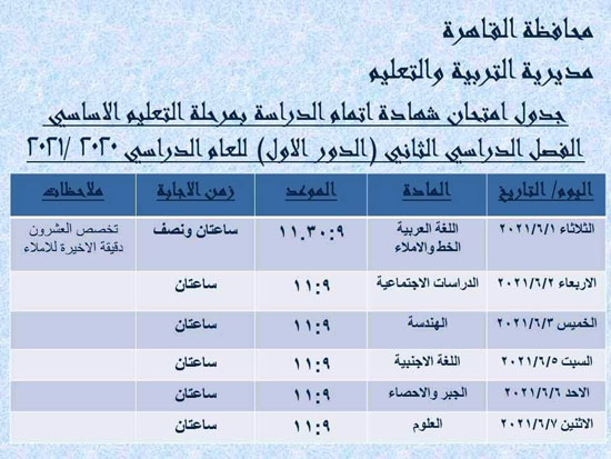 تعليم القاهرة تستعد لامتحانات الشهادة الإعدادية (8)