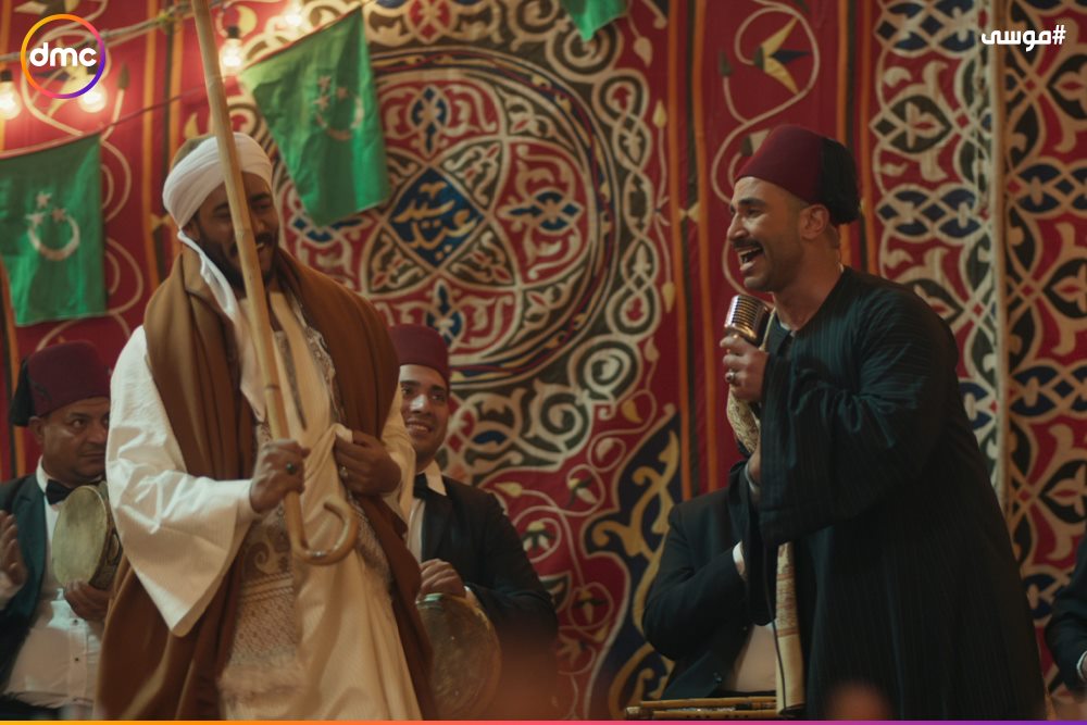 فرح محمد رمضان وسمية الخشاب فى مسلسل موسى (1)