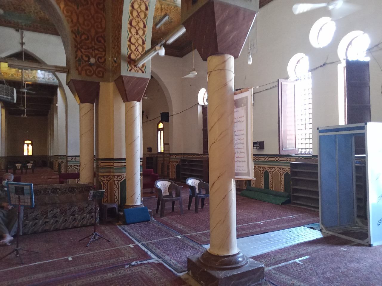 احدى جوانب المسجد