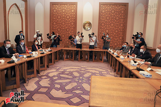 اجتماع ممثلى مصر وتركيا (1)