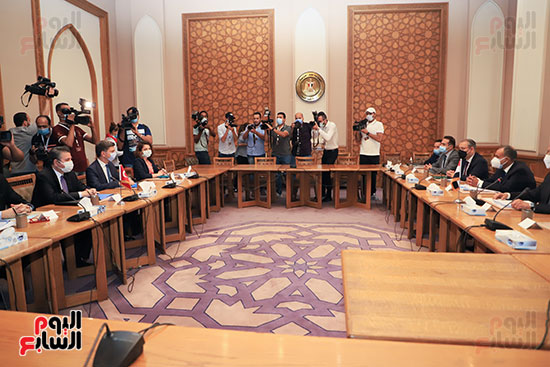 اجتماع ممثلى مصر وتركيا (2)