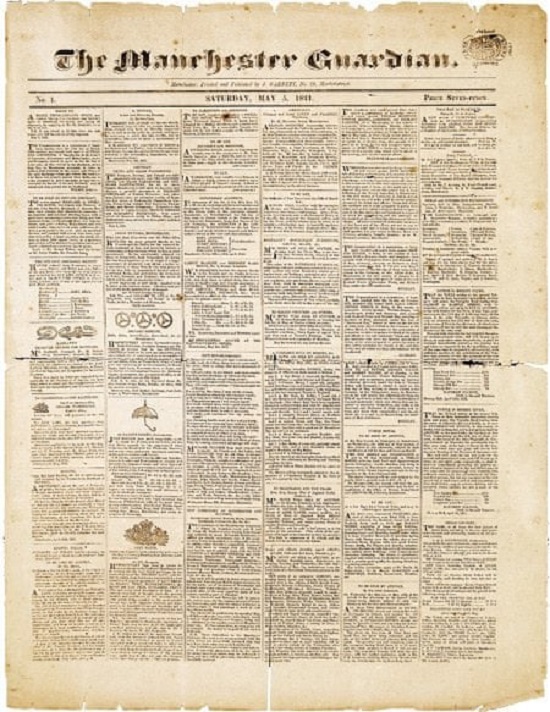 تظهر صحيفة أسبوعية جديدة لأول مرة 1821