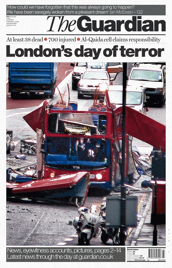 في اليوم التالي لتفجيرات لندن 2005