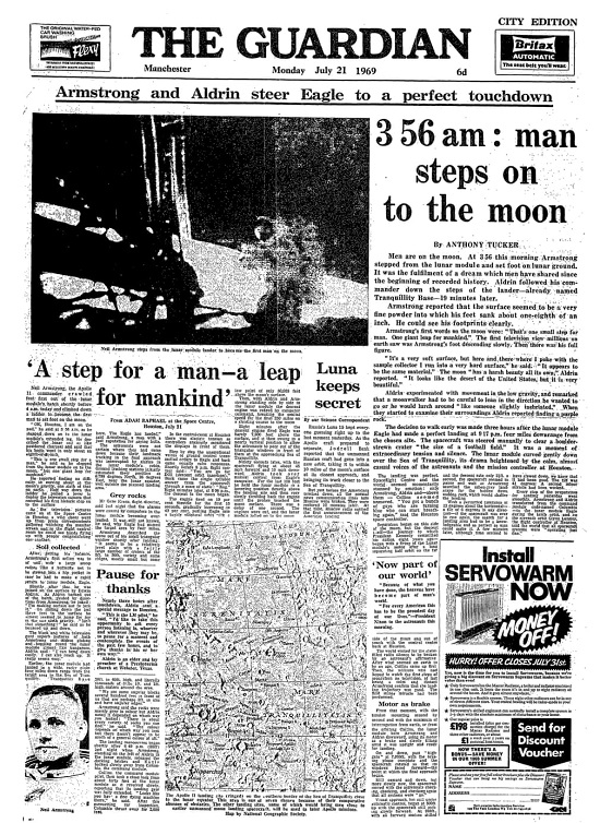صحيفة الجارديان عام 1969