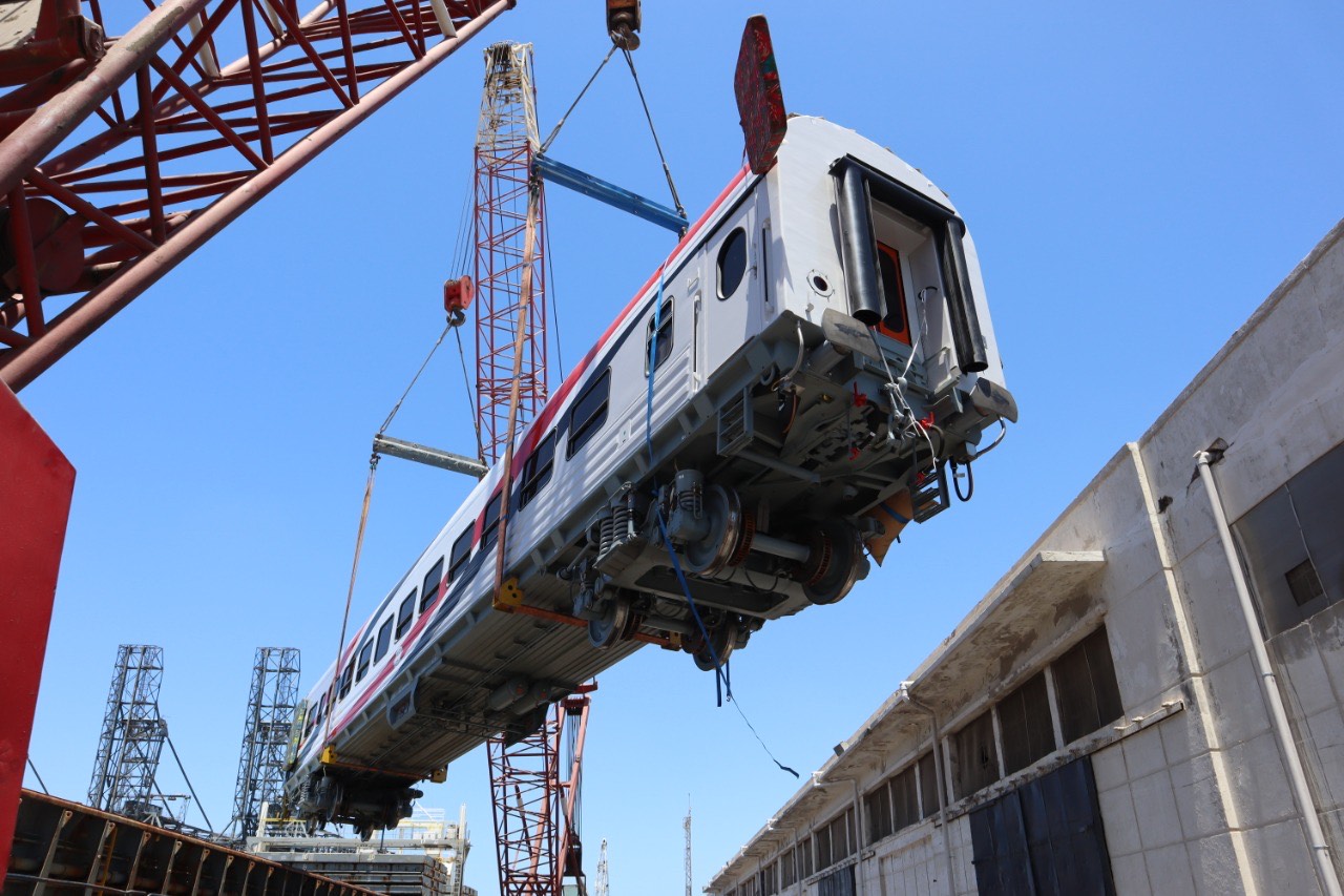 وصول 28 عربة سكة حديد روسية جديدة عبر ميناء الإسكندرية