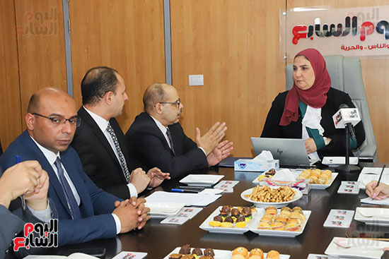 الدكتورة نيفين القباج، وزيرة التضامن الاجتماعى، ندوة اليوم (1)