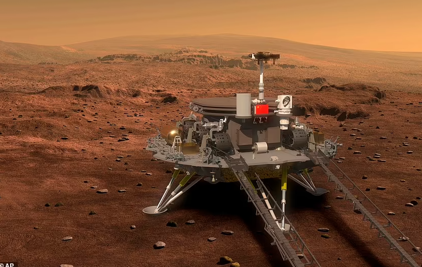تصور مركبة الصين على المريخ