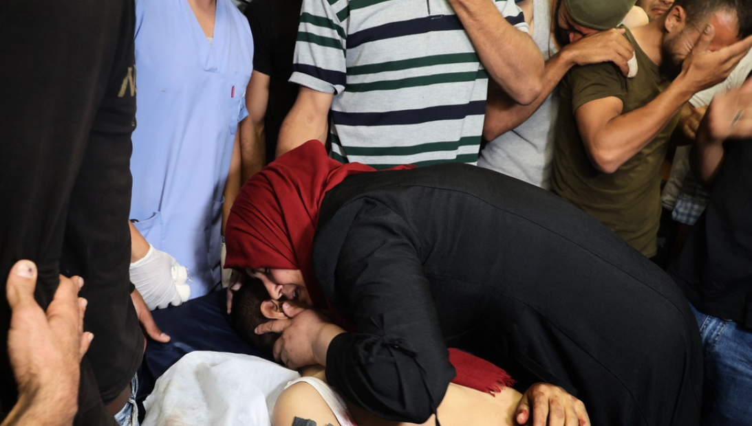 جثة الشاب الفلسطيني