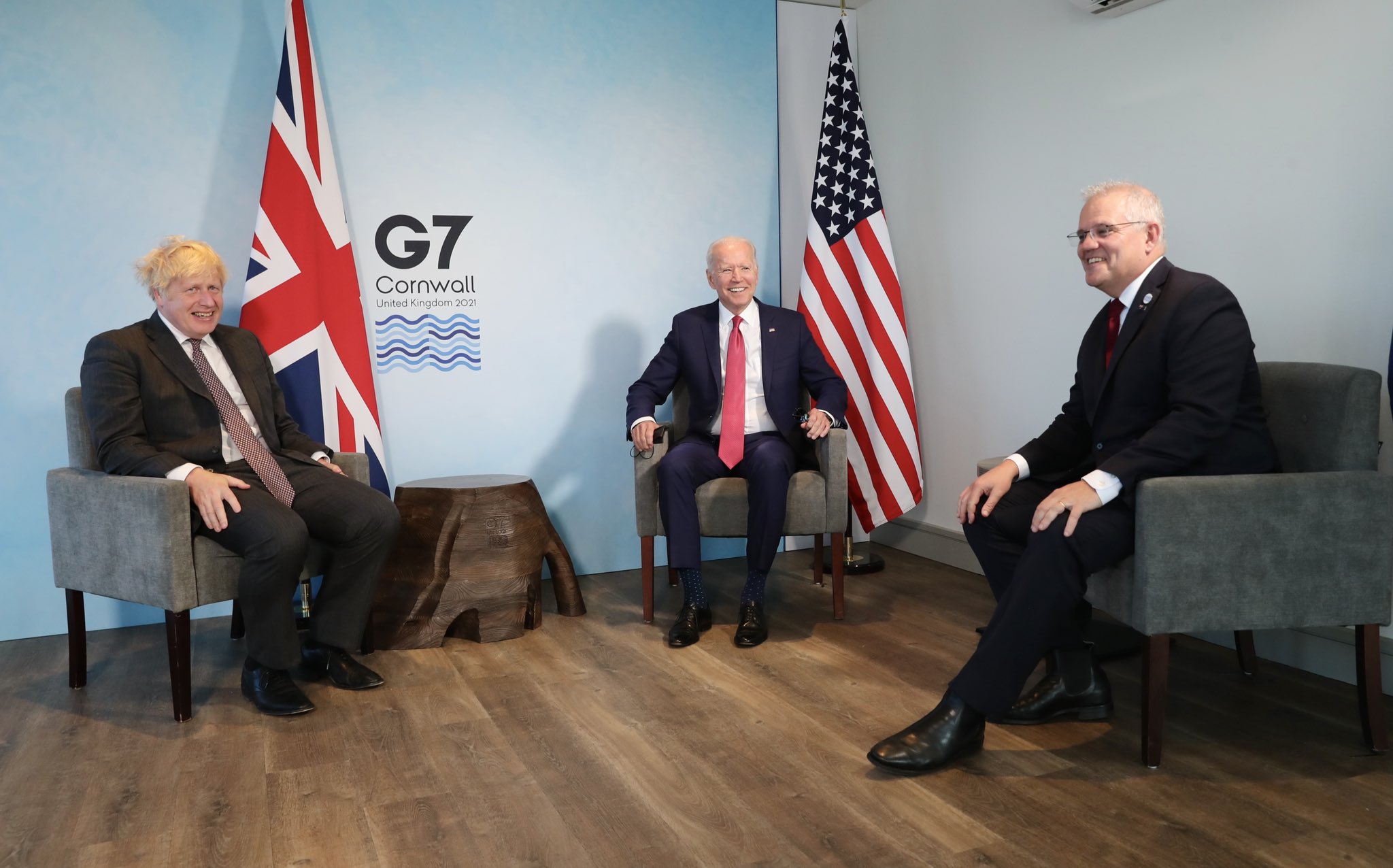اجتماع ثلاثى بين بريطانيا وأمريكا وأستراليا