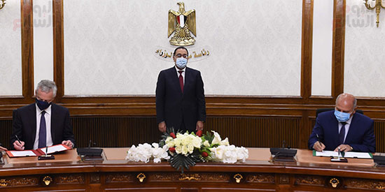 رئيس الوزراء يشهد توقيع عدد من اتفاقيات التعاون بين مصر وفرنسا (18)