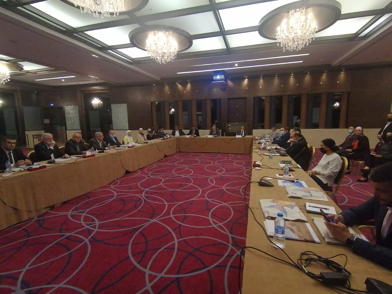 إجتماع لجنة مشروع الأنظمة البيئية السليمة بالأردن