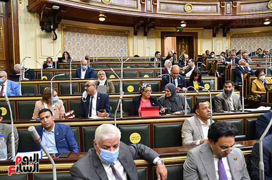 جلسة مجلس النواب برئاسة المستشار الدكتور حنفي جبالي رئيس المجلس (8)