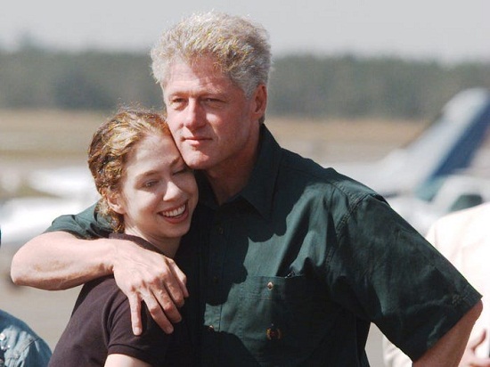 Bill with his daughter
