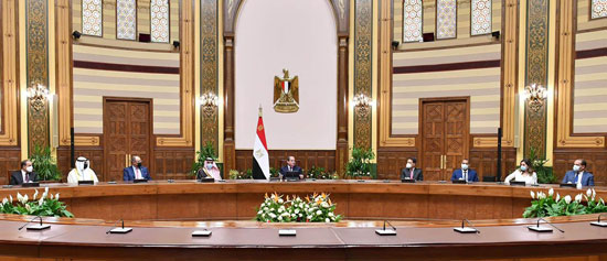 الرئيس عبد الفتاح السيسى مع وزراء الإعلام العرب (2)